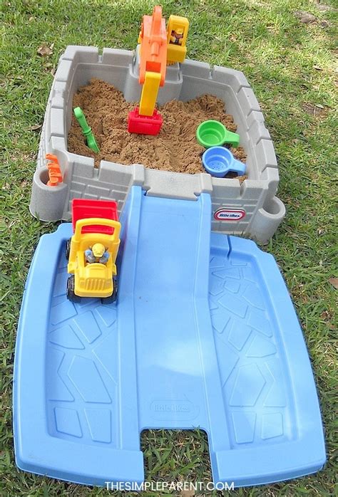 sandbox with digger